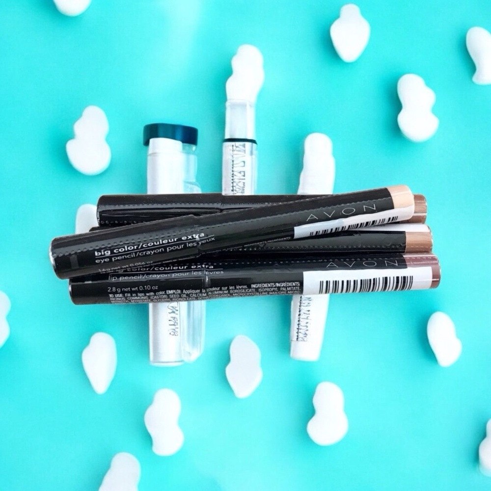 🆕4pcs Avon Lip and Eye Pencils